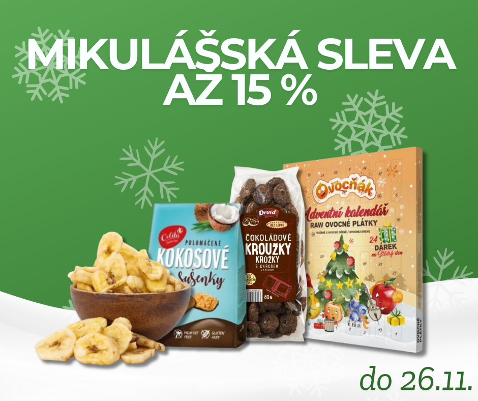 Mikulášská sleva až 15 %